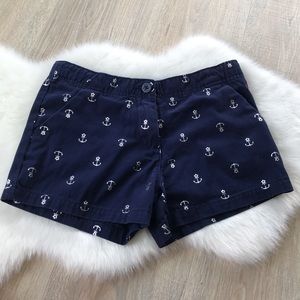 Nautica Girls Anchor Patterned Shorts